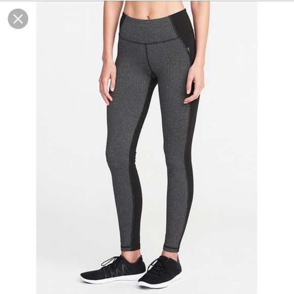 Old Navy Pants - OLD NAVY | Zip-Pocket Herringbone Leggings